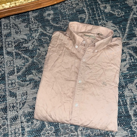 •Burberry• Logo Embroidered Button-Down Shirt - Picture 2 of 12